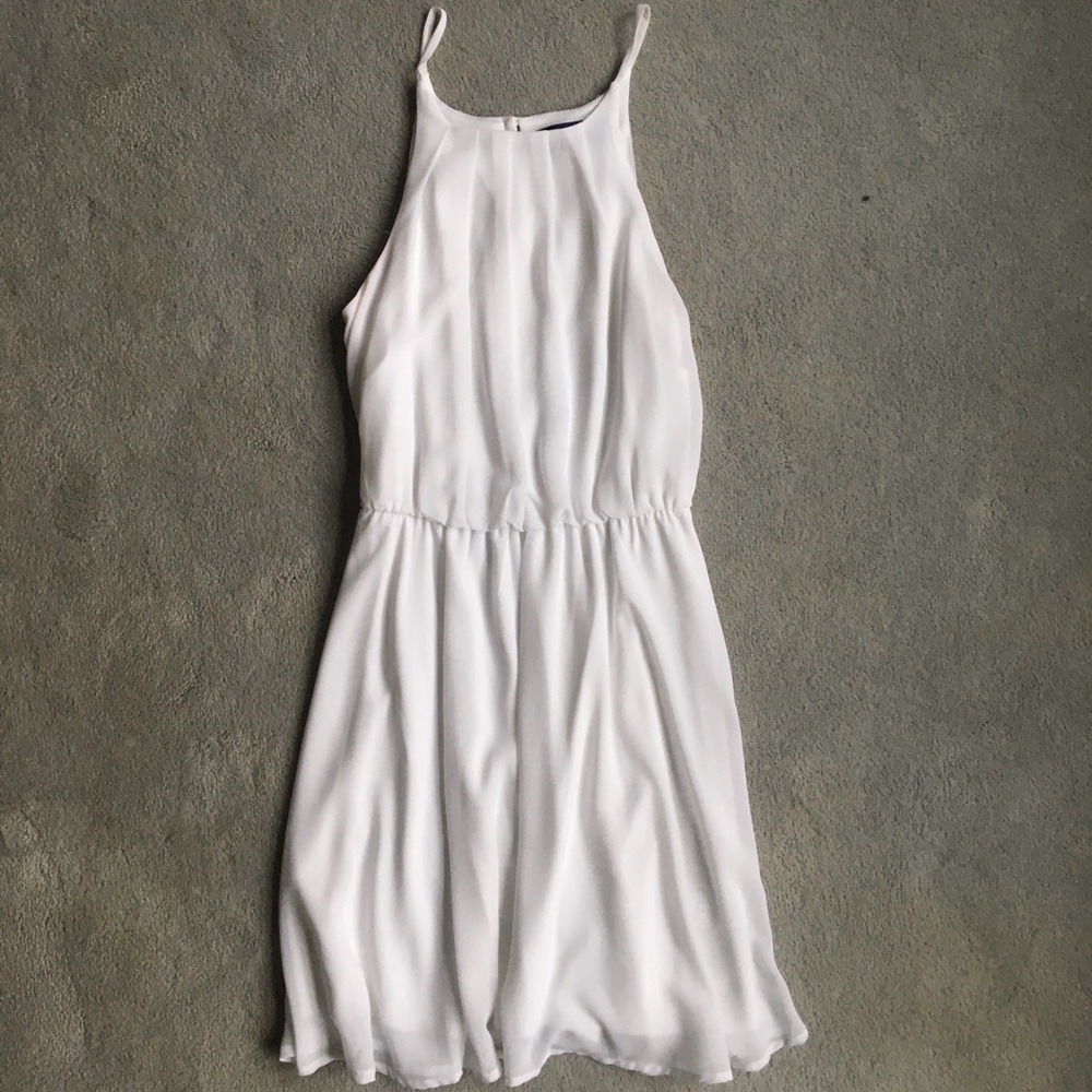 Francesca’s White Flowy Dress
